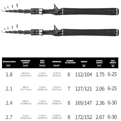 Portable Travel Fishing Rod