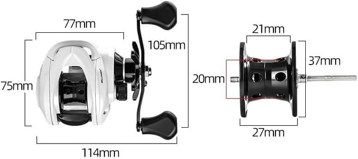 Water Drop Fishing Reel