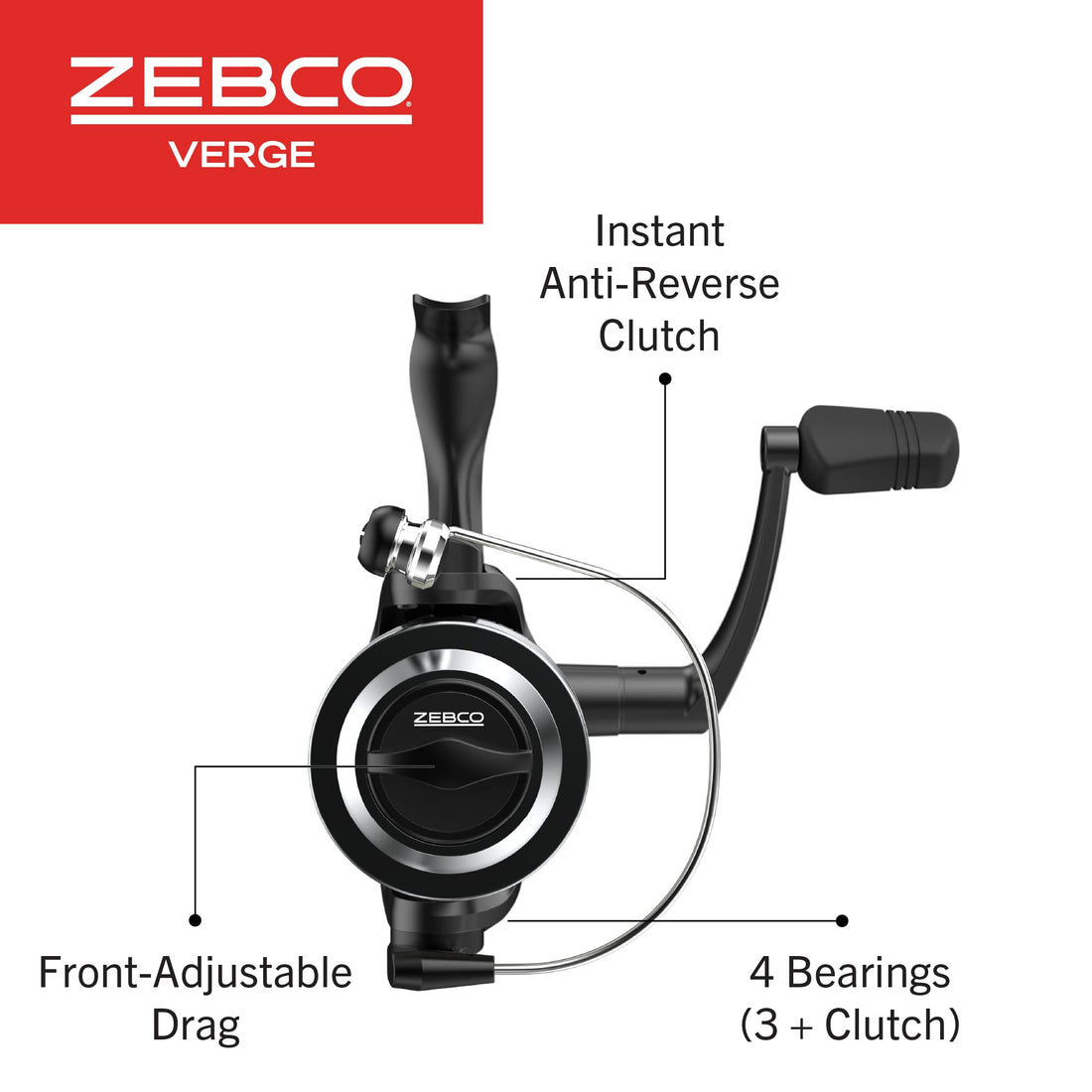Zebco Verge Rod & Reel Combo