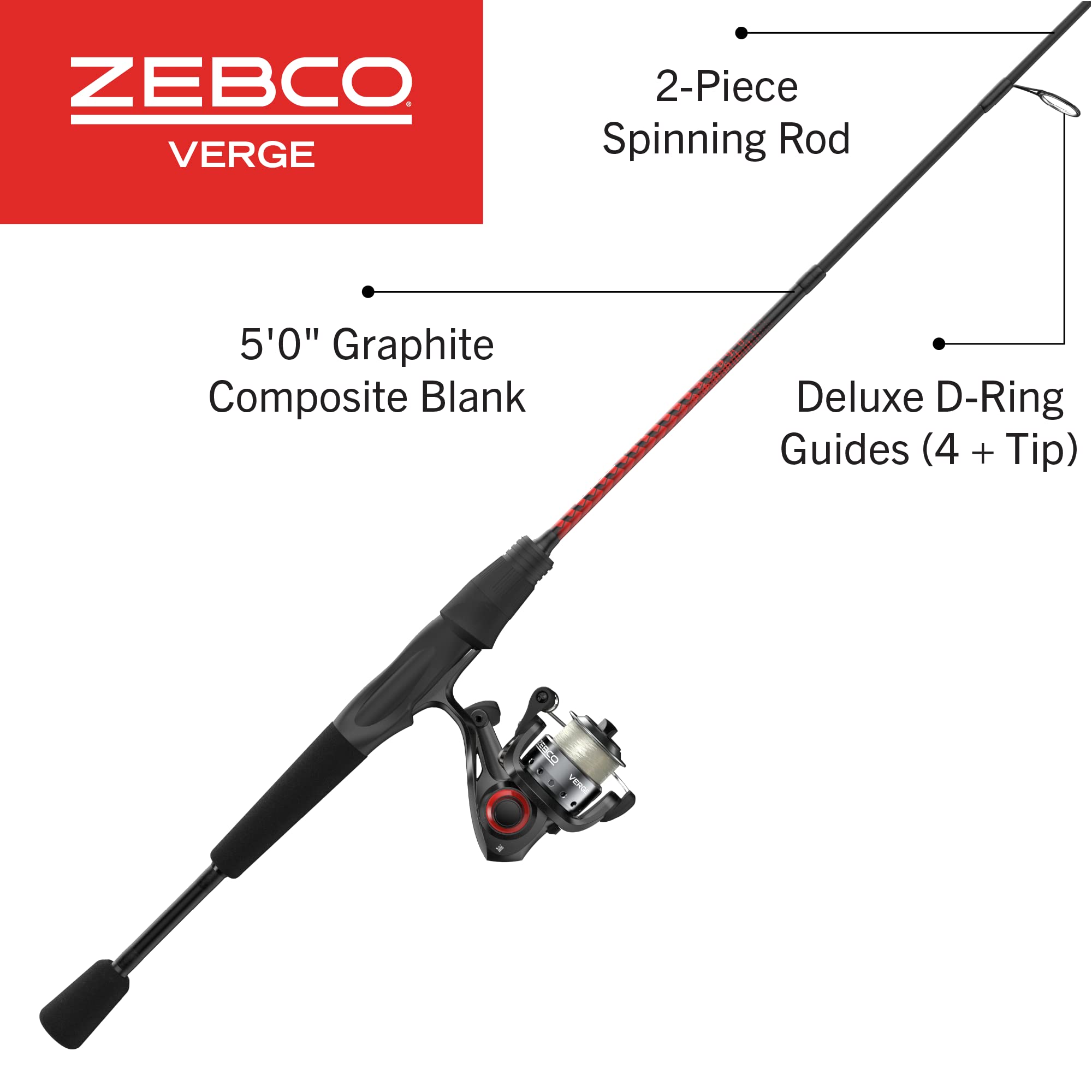 Zebco Verge Rod & Reel Combo