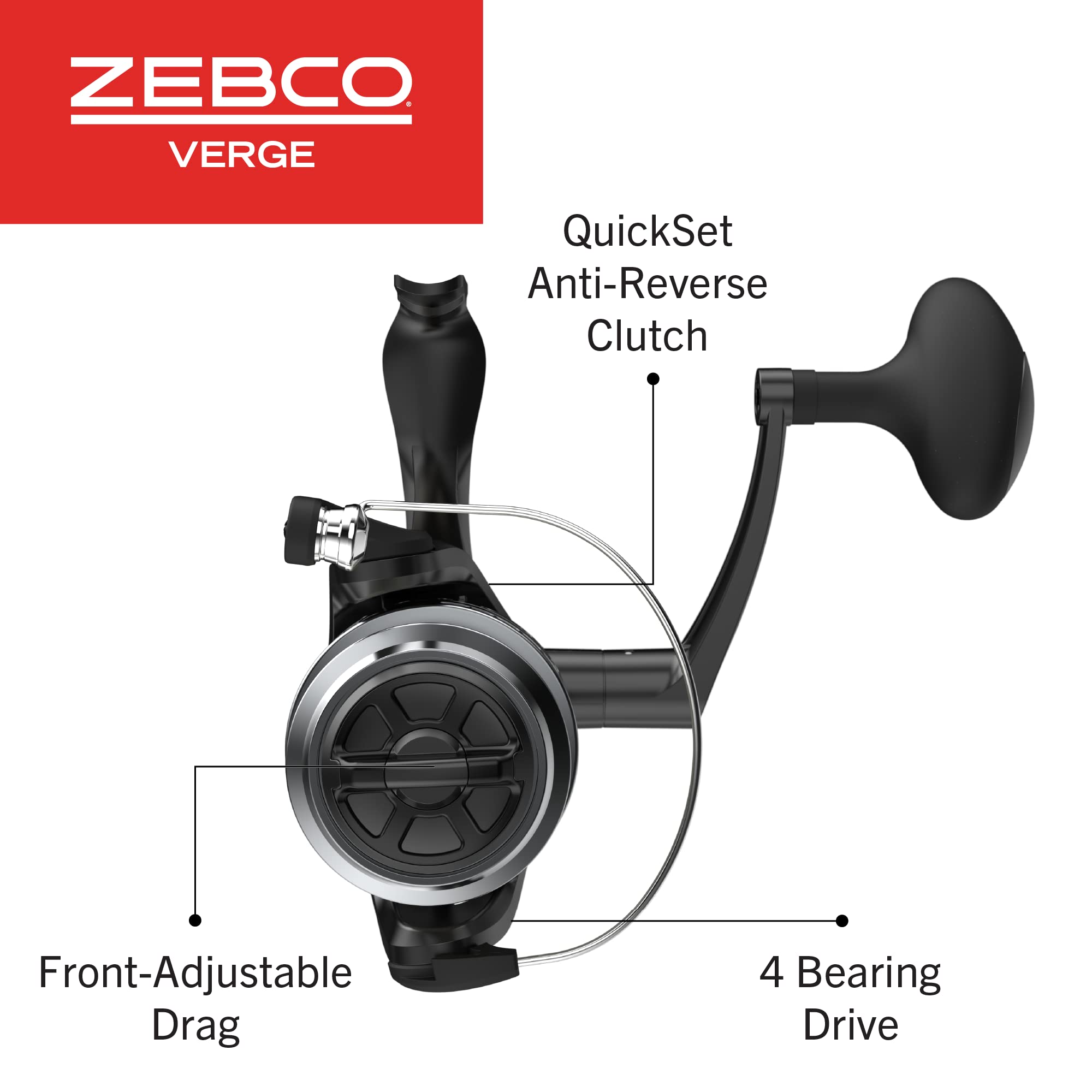 Zebco Verge Rod & Reel Combo