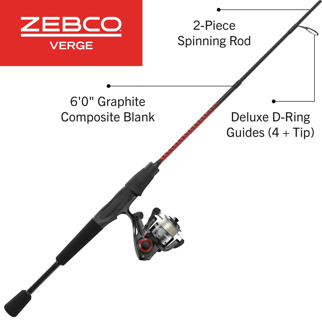 Zebco Verge Rod & Reel Combo