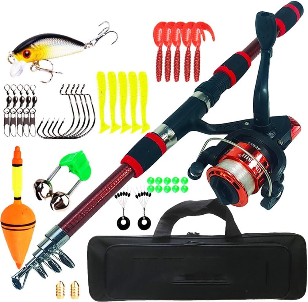 Short Rod Fishing Tackle Set