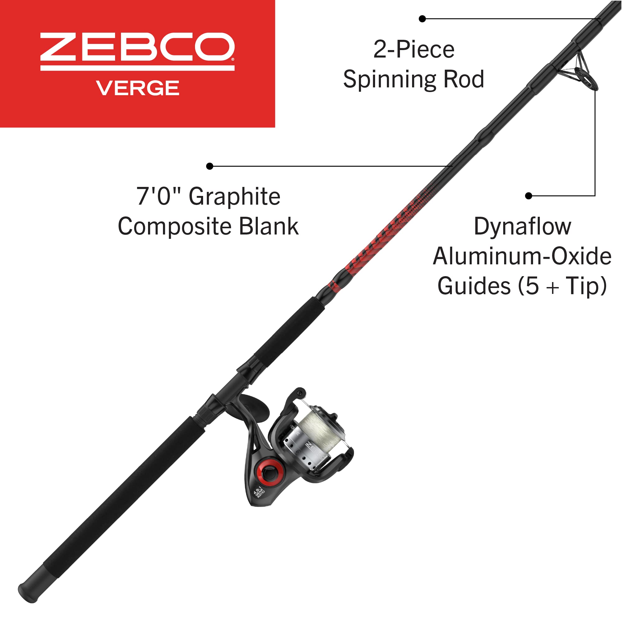 Zebco Verge Rod & Reel Combo