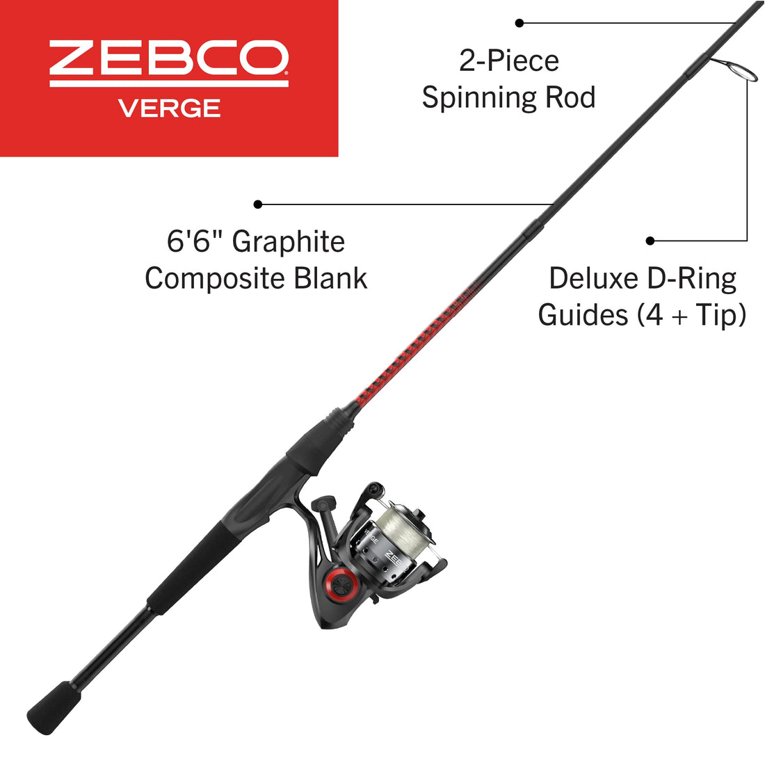Zebco Verge Rod & Reel Combo