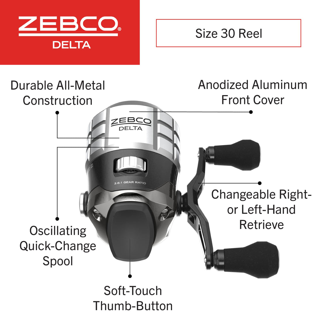 Zebco Delta Rod & Reel Combo