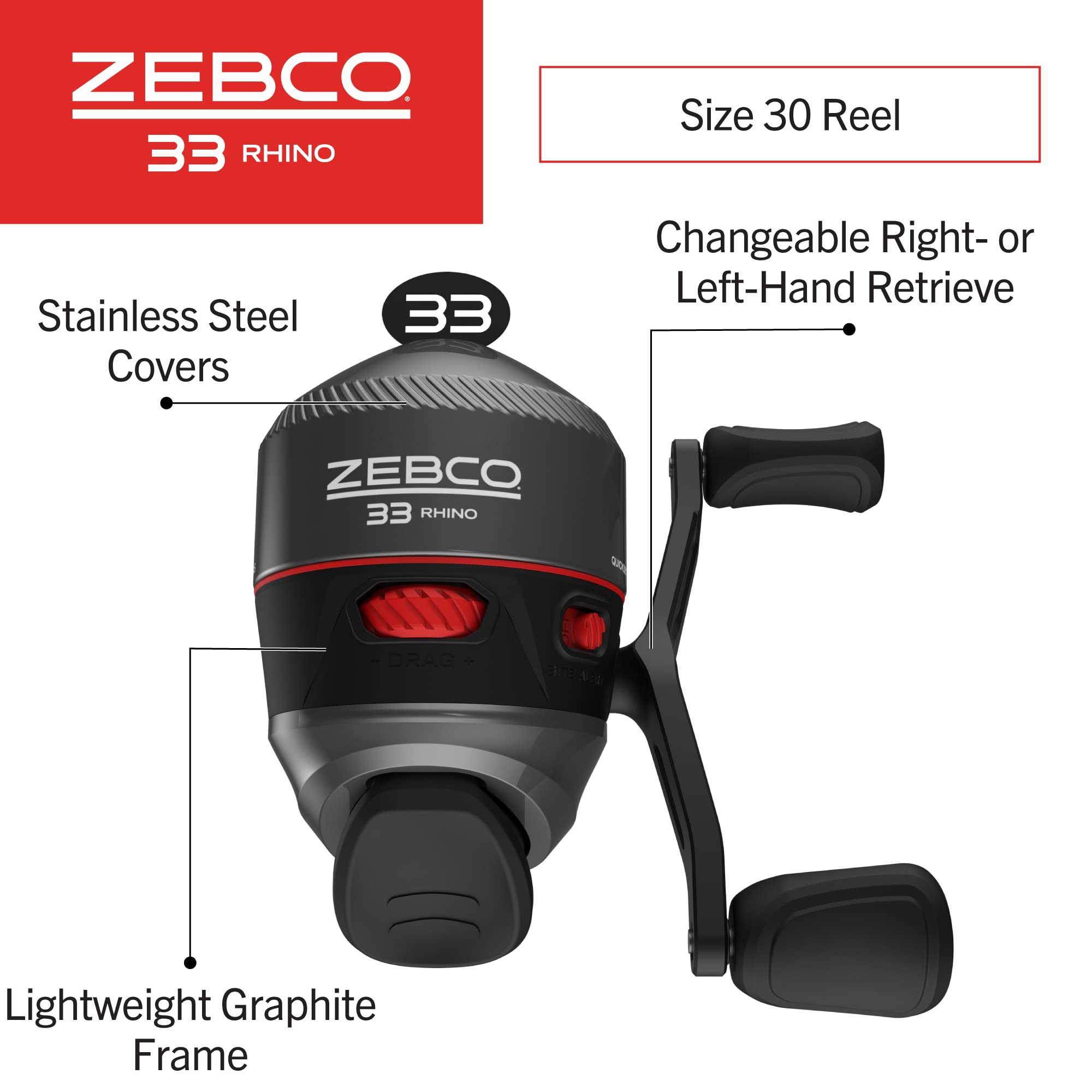Zebco 33 Rhino Rod & Reel Combo