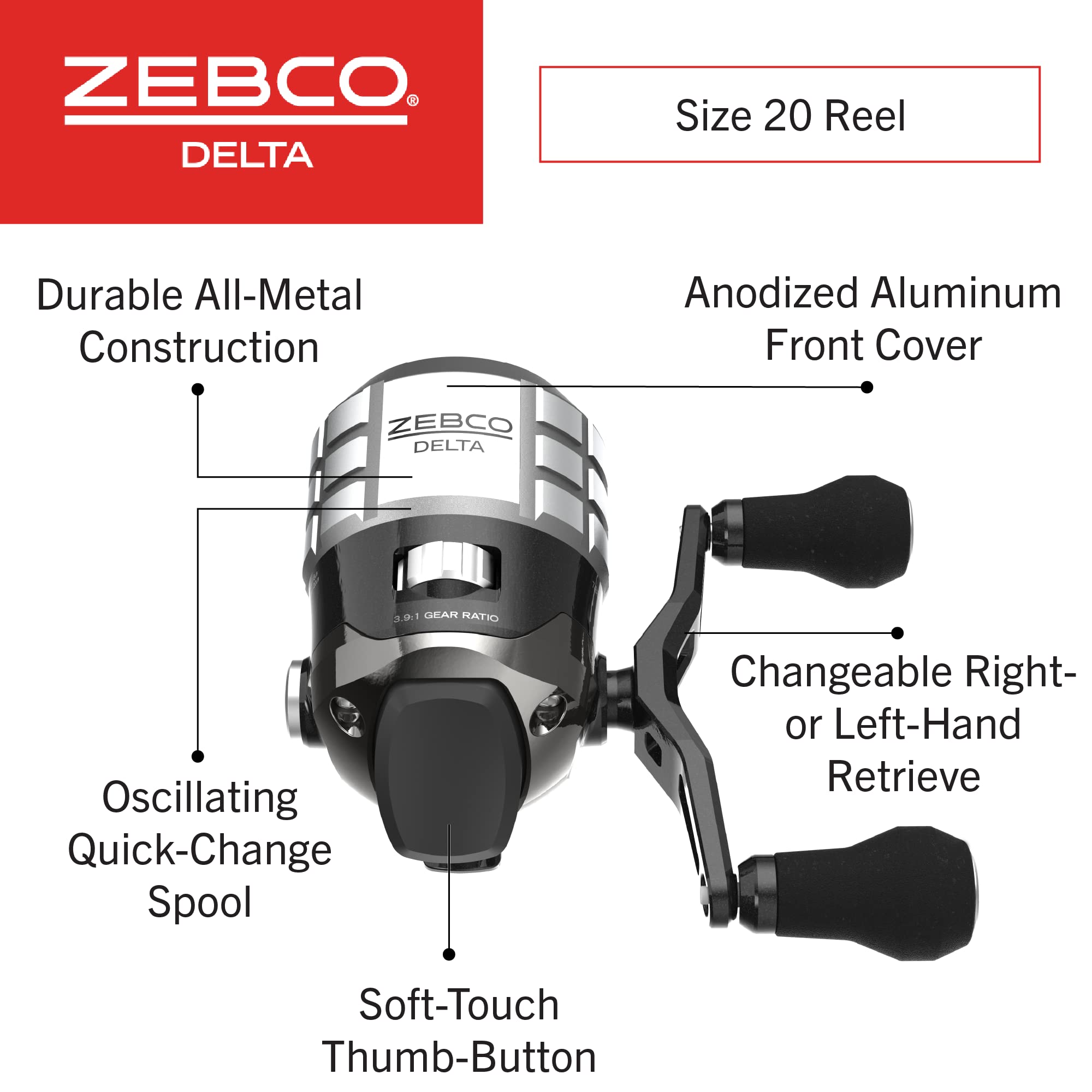 Zebco Delta Rod & Reel Combo