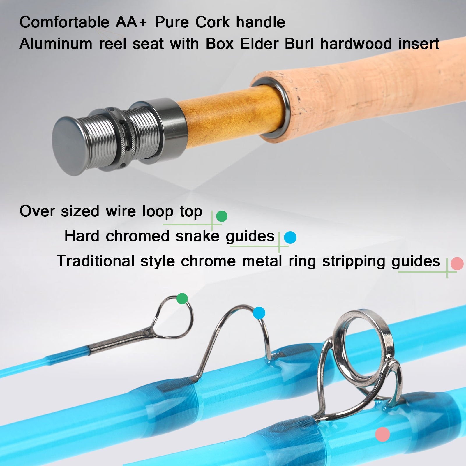 Maxcatch Fiberglass Fly Rod