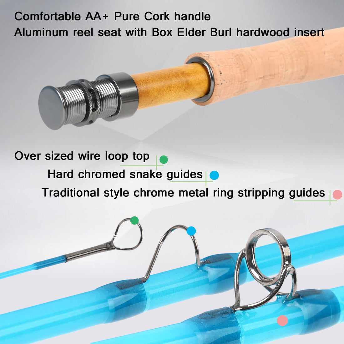 Maxcatch Fiberglass Fly Rod