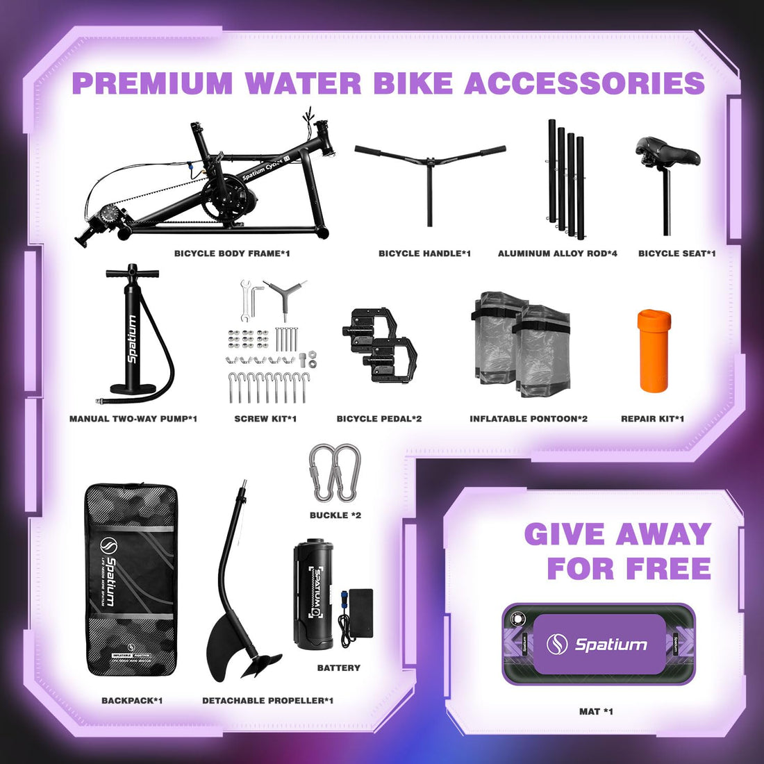 Inflatable Water Bike