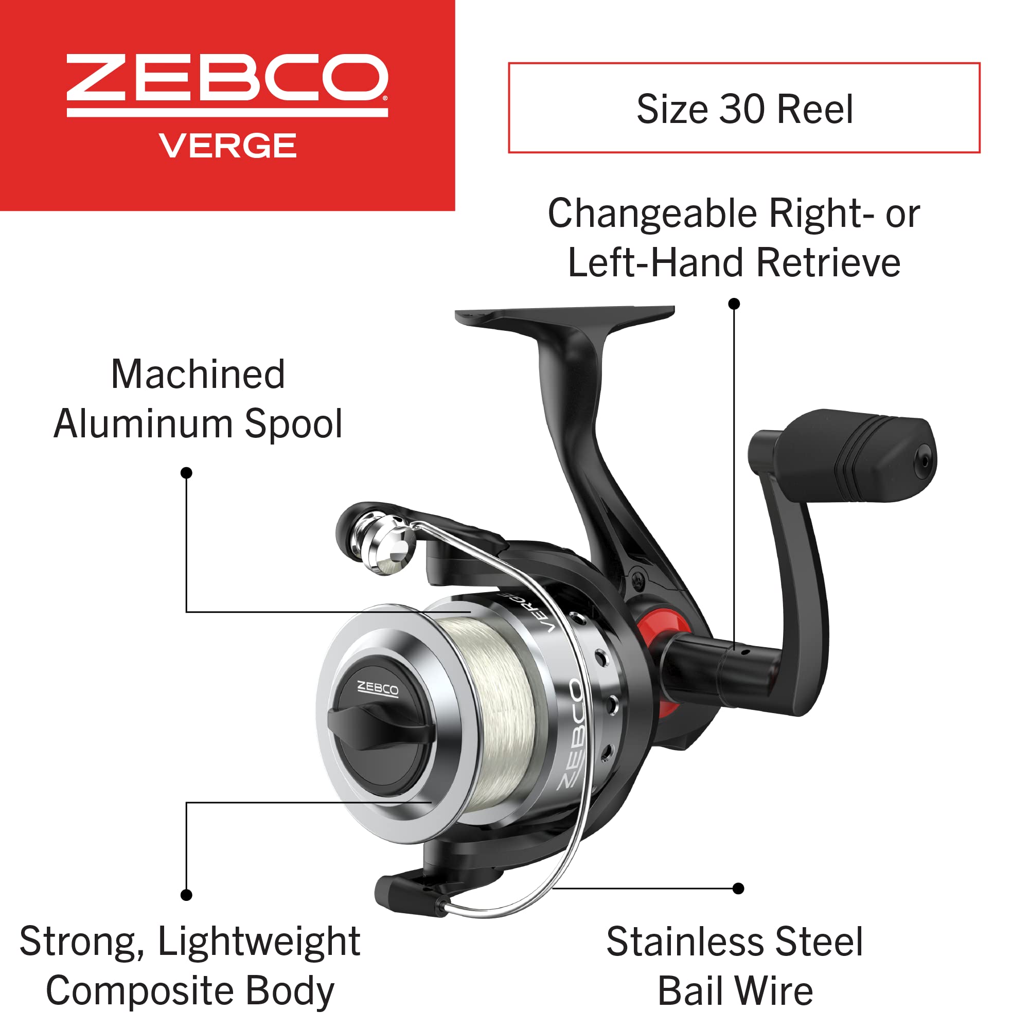 Zebco Verge Rod & Reel Combo