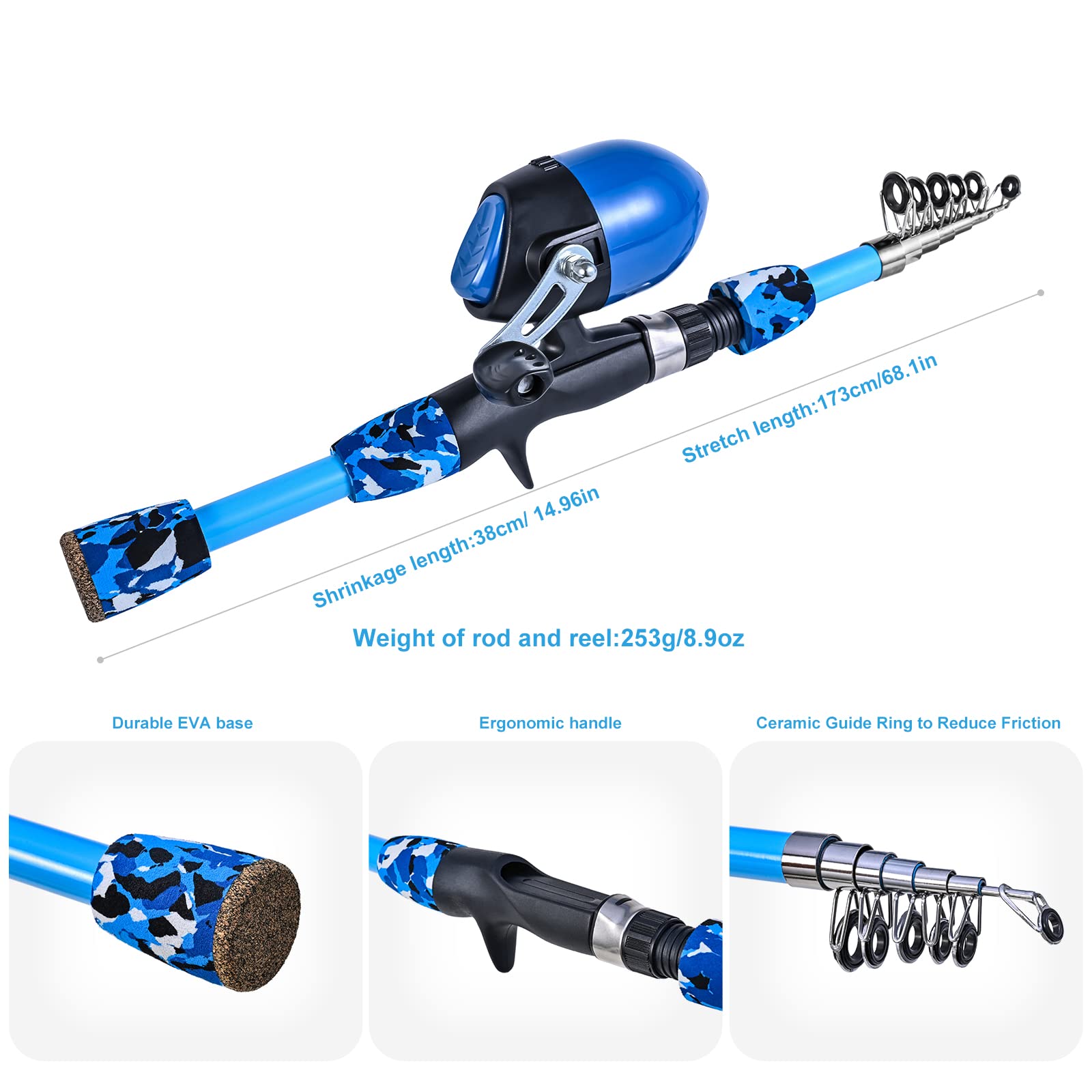 CODEK Kids Fishing Set