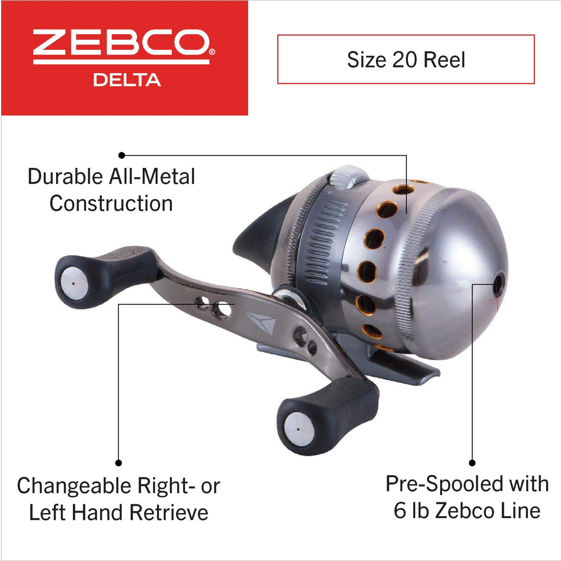 Zebco Delta Rod & Reel Combo