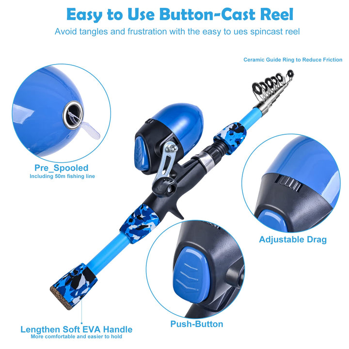 CODEK Kids Fishing Set