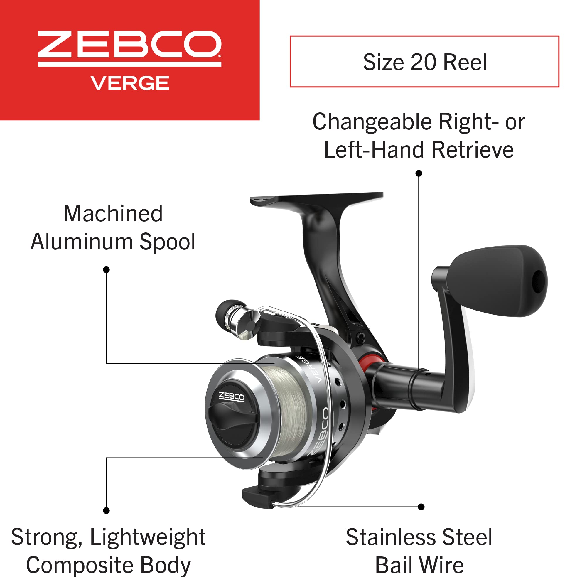 Zebco Verge Rod & Reel Combo