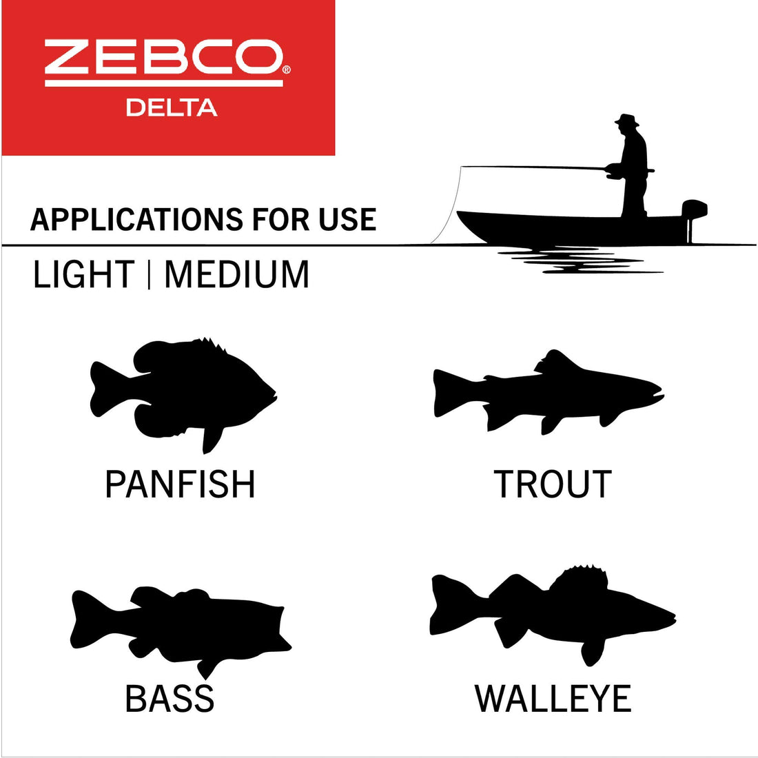 Zebco Delta Rod & Reel Combo