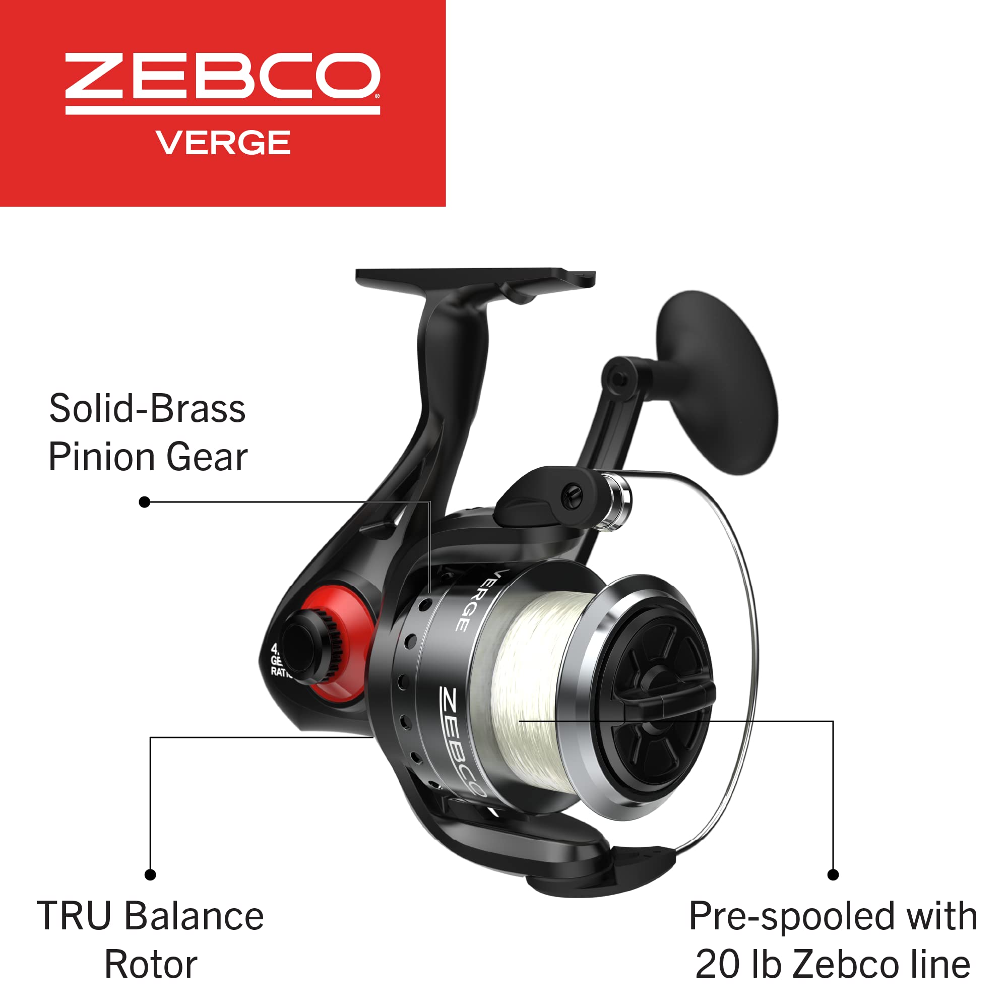 Zebco Verge Rod & Reel Combo