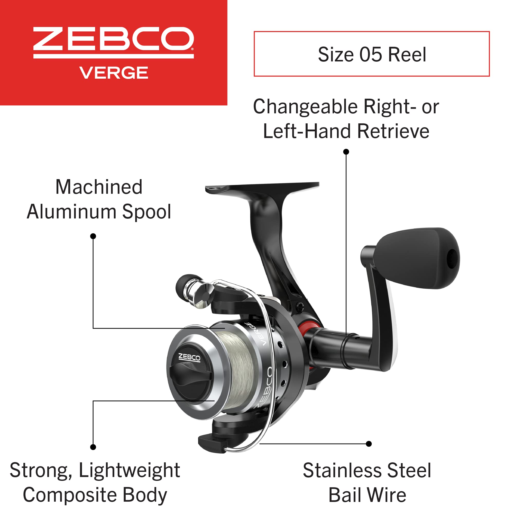 Zebco Verge Rod & Reel Combo